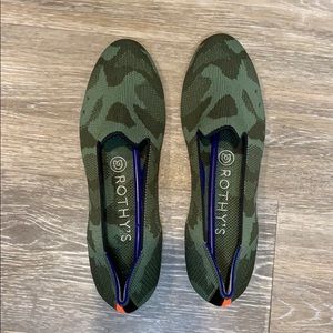 Rothy’s camo loafer flats